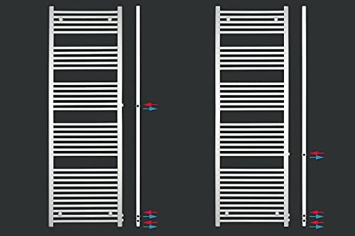 MC Heat Premium Austauschheizkörper Renovierungsheizkörper Badheizkörper Seitenanschluss (500mm * 1600mm- Anschluss 900/940 mm)