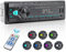 Hikity Autoradio 1 DIN mit Bluetooth Freisprecheinrichtung, Auto Radio 1DIN Bluetooth 5.0 Stereo MP3 Player mit 2USB AUX IN FM Stimmenkontrolle