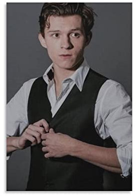 MINGCAI Tom Holland The 44th Best Young Actor British Actor Poster Malerei Leinwand Wandkunst Wohnzimmer Poster Gemälde 60 x 90 cm