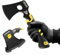 LEXIVON V-ONE Survival-Beil, 24,1 cm Vollzapfen, leichte Axt, 6 mm Edelstahlklinge, elektroschwarze Oberfläche, ergonomischer Griff aus Zwei Materialien, schützende schlanke Hülle im Lieferumfang