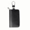 JNNJ Auto-Schlüsselanhänger Schlüsseletui, Autoschlüssel Brieftasche Mit Schlüsselanhänger Haken, Schlüsselhalter Tasche Schlüsselring Brieftasche Zipper(Schwarz)