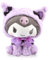 EKKONG Kuromi Peluche, Kuromi Cartoon Plush, Ripiene Bambola Giocattoli di Peluche Carini Carino Cartoon Bambole Bambini Compleanno Giocattoli Regali per Ragazzi Ragazze