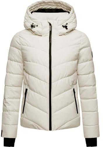 MARIKOO Samuiaa XVI Chaqueta Acolchada, Blanco Roto, S Mujeres