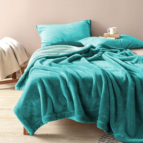 YISURE Decke Couch Überwurf Wasserdicht 200x150cm, Umkehrbarer auslaufsicherer Schutzbezug für Bettmatratze, Sofa und Couch vor Pisse und Flecken von Erwachsenen, Paaren, Kinder (Aqua/Türkis)