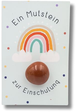 Milaboo® Mutstein Schulkind I Geschenk zur Einschulung (Schulkind)