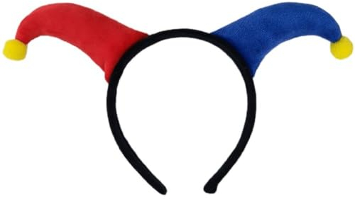 Abbdbd Clown-haarreifen, Lustige Clown-Kopfbedeckung, Cosplay-Kopfbedeckung Für Maskerade, Karneval, Halloween, Party-kostüm