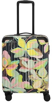 Travelite CRUISE Bordtrolley S (55 cm) mit 4 Rollen Gelbe Orchidee [87]