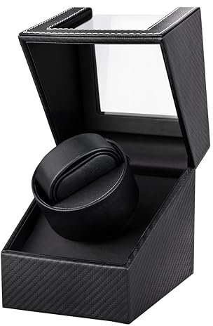 Uhrenbeweger 1 Uhr Automatik Uhrenbeweger: LOSGATOS Watch Winder für Automatikuhren mit Batteriebetrieb oder Netzteil Uhrendreher für Herren und Damen