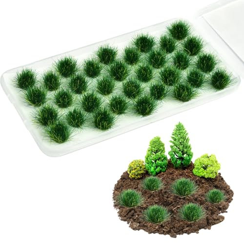 PPGGOPP Modellbau Gras, Grasbüschel Pflanzen Modell, Modellbau Gras Static, Miniatur Gras Deko, Mini Büschel Terrain Modell, Grasbüschel Grasmodell Modellgras, Miniatur Pflanzen Puppenhaus