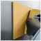 Protector Pared Garaje Goma, Protector Columna Parking Esquina, Acolchado Pared Autoadhesivo para Cualquier Esquina y Columna Redonda, Goma Espuma(Gold,200x20cm)