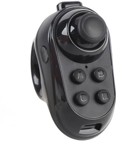 Ringförmige VR-Fernbedienung, Bluetooth-Gamepad-Selfie-Timer-Joystick, Unterstützt Bluetooth-Handy-Selfie, Multifunktionale Steuerung für Gaming, Lernen