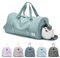 suradar Sporttasche & Reisetasche für Damen und Herren - mit Schuhfach & Nassfach - Tasche für Sport, Fitness & Reisen - Trainingstasche, Gym Bag Hellblau