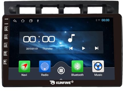 Quad Core 4G+64G Car CarPlay Android Auto 9 IPS Display Navigation Stereoanlage Touchscreen Haupteinheit Pad Tablet Rückfahrkamera GPS Radio Media Player für Kia Picanto 2005-2021