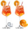 Gravur-Max Aperol Leonardo Lot de 2 verres à vin avec gravure Aperol Time avec gravure de qualité supérieure Leonardo Puccini 560 ml
