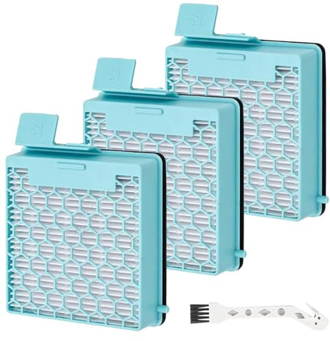 CX1 Accessori per filtri Miele Boost CX1 Aspirapolvere Active, PowerLine, Allergy, Parquet PowerLine Filtro HEPA di ricambio per SF-HY 60/SF-HA 60 pezzi di ricambio (3 pezzi)