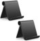 2 Supports de téléphone Portable,Support Tablette Réglable,Stand Smartphone Pliable,avec iPad Pro Air Mini Galaxy Tab A9 S9 A8 iPhone 16 Plus Pro Max 15 14 Galaxy S24 Ultra S23 S22 (Noir)