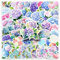 Hortensien Aufkleber 50 Stück Wasserfeste Niedliche Blumen Aufkleber für Skateboard Scrapbook Laptop Telefon Motorrad Computer Auto Gepäck,Vinyl Funny Trendy Sticker für Erwachsene Jugendliche