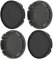 Born 1 NABENKAPPEN 4 STK.x 55mm Radkappen Felgenkappen - passen auf Felgen mit 51-52mm Durchmesser des Felgenlochs