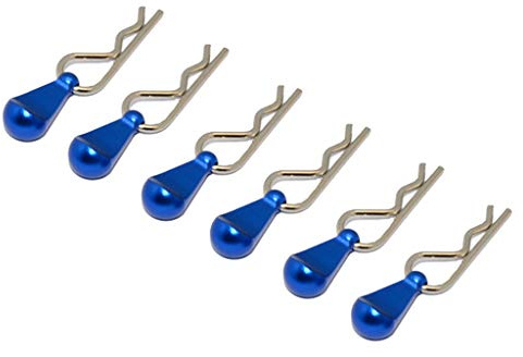 Fenteer 6pcs RC Karosserieklammern Splint 1:16 1:18 1:24 1:28