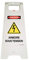 AUA SIGNALETIQUE - Chevalet signalisation - Poids 1KG en Plastique- (Armoire Sous Tension)