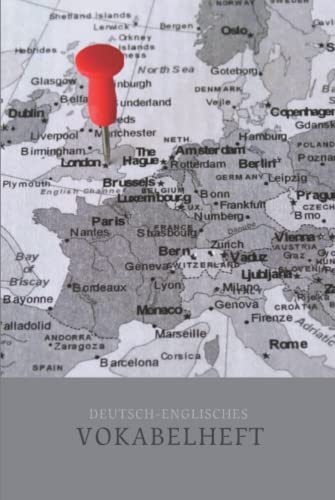 Deutsch-Englisches Vokabelheft: zum Selbstausfüllen,Vokabeln lernen und Wortschatz erweitern/2 Spalten/49 Beispiele(englisch-deutsche Übersetzung)/Perfektes Geschenk,um schnell Englisch zu lernen