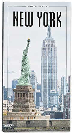 Grupo Erik Fotoalbum Einsteckalbum 10x15 New York Statue of Liberty - Fotobuch für 96 Fotos im Format 10x15 - Foto Einsteckalbum 10x15