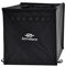Folding Climbing Arborist Throw Line Storage Cube Tree Climbing Rope Basket Throwing Cord Storage Frame Bag for Outdoor Climbing (Black)