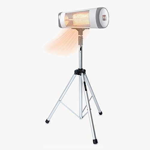 Patio Heater Tripod Bracket, Outdoor Heater Stand, Space Heater Steady Foothold, Easy Transport, Adjustable Telescopic Height, Portable Special Bracket for Indoor/Oudoor