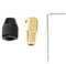 Mini Mandrino Autoserrante, Mini Mandrino Trapano Accessori Trapano Elettrico con Design Antiscivolo 0,3-3,4 Mm(Aperture 2mm)