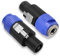 PNGKNYOCN Speakon to 1/4 inch Adapter，NL4FC Speaker Male to 1/4 TS Female Audio Converter for Speaker,Amplifier,Mixer Etc（2-Pack）