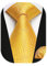 Enlision Krawatte Gold Herren Hochzeit Krawatten und Einstecktuch Set Elegant Einfarbig Seidenkrawatte mit Taschentuch Business Gelb Krawatte
