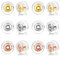 FAMIDIQGO Lot de 12 fermoirs de boucles d'oreilles, sûrs, en silicone, pour boucles d'oreilles pendantes et à boulon, hypoallergéniques