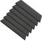 Tablas de Pizarra Premium | Platos de Piedra Negra para Aperitivos | Bandejas de Sushi y Tapas | Estilo Moderno | Resistente al Desgaste| Ideal para cualquier Evento | 11x30x0.6 cm | 6 Unidades