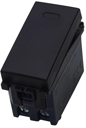 1 Pezzo Pulsante 10A, Compatibile Con Vimar Arkè, Colore Nero