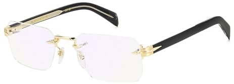 DAVID BECKHAM DB 7116 GOLD BLACK/BLUE MIRROR 54/20/145 Herrenbrillen Brillen