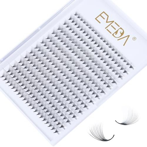 280Pcs 20D Pre made Fan Eyelash Extensions D curl 0.05mm Mixed 8-14mm 20D Russian Volume Lash Extensions Premade Lash Fans 20D Cluster Lashes 0.05 D curl(20D 0.05-D-mix)