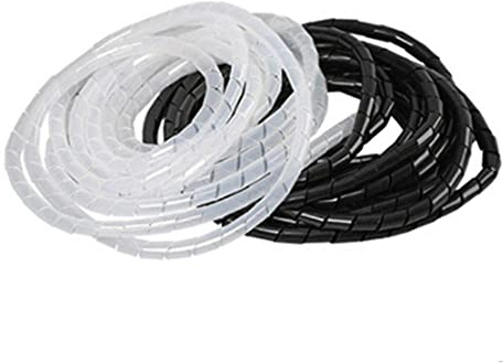 Wickelschlauch, Rohrkabelschutz, Silikon-Spiralschlauch, weißer Silikagel-Wickelschlauch, Silikon-Spiralschlauch, Wickelschlauch, weiches Schutzgehäuse – 5 x 7 mm x 1 m (Color : 5 * 8mm*1m)