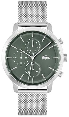 Lacoste Multi Zifferblatt Quarz Uhr für Herren Kollektion Replay mit Edelstahlarmband Edelstahlarmband - 2011338