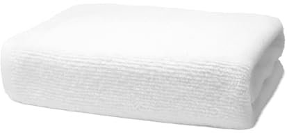 Asciugamano Bagno 100x150 cm | Telo da Bagno e Doccia Grande | 100% Cotone | Spugna Morbido e Assorbente | 500g/m2 | Hotel e B&B | Oeko-TEX | Ôhm | Bianco