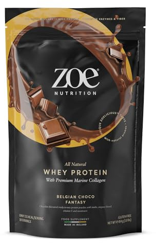 zoe Nutrition, Whey Collagen (454 g, Belgian Choco Fantasy)