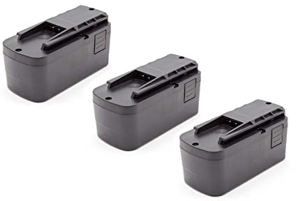 vhbw 3X Akku Ersatz für Festo Festool T12+3, C12LI, TDK12, C12 Duo, C12 für Werkzeug (2000 mAh, NiMH, 12 V)