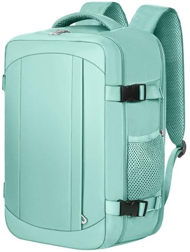 Ltemziiy Bagage Cabine 40x20x25 pour Ryanair Sac à Dos Voyage sous Siège, Bagage à Main Sac à dos Cabine Avion Voyage Taille Cabine Bagage 20L - Vert