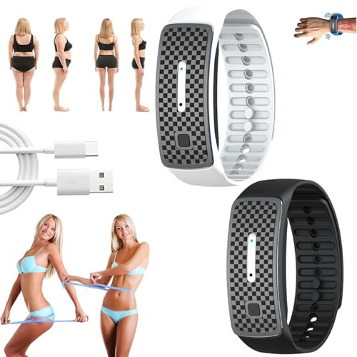 Josfit Ultraschallarmband, Ultraschall Armband Zum Abnehmen Damen, Ultraschall Korperform Armband Damen Herren (F)