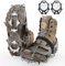 Cisivis 19-Zahn Steigeisen, Spikes Schuhe, Steigeisen FüR Wanderschuhe, ErhäLtlich In Verschiedenen GrößEn, Geeignet FüR EIS, Schnee Und Andere Outdoor-AktivitäTen Im Winter, L, Schwarz