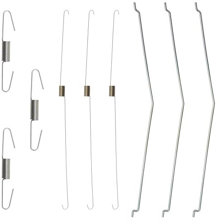 YGQ GCV160 GCV190 GSV190 Throttle Return Spring Linkage Kit for Honda Toro Cub Cadet Craftsman Lawn Boy HRR216 HRB216 HRS216 HRT216 HRZ216 HRX217 Carburetor Governor Spring Link Rod Speed Control