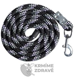 HKM Harbour Island Basic Lead Rope with snap hook Black 180 cm