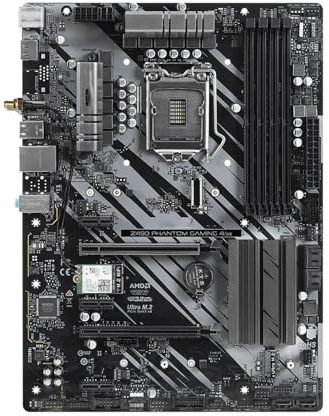scheda madre Scheda madre Fit For ASRock Z490 Phantom Gaming 4/ax LGA 1200 con supporto Intel 10105 10700 10100 10320 G6400 10305 CPU DDR4 128 GB ATX