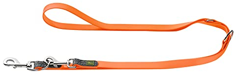 HUNTER CONVENIENCE Verstellbare Hundeführleine, Kunststoffmaterial, 2,0 x 200 cm, neonorange