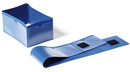 Durable Pallet Label Foot Sleeve 145x75mm - For Clearly Labelling Pallets in a Warehouse or Logistic Centre - Pack of 50 pieces - Dark Blue