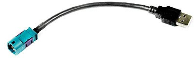 USB-Adapterkabel zum Erhalt der originalen USB-Buchse kompatibel mit BMW 1 3 5 X1 E-Serie, Mini